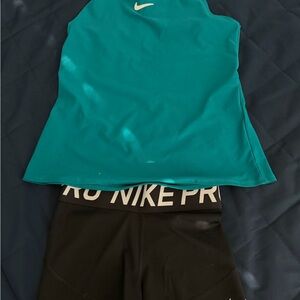 Nike Teal Athletic Tank Top